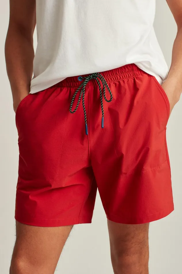 Men Casual Shorts Bonobos The Rec Short Urban Red