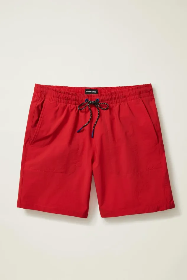 Men Casual Shorts Bonobos The Rec Short Urban Red