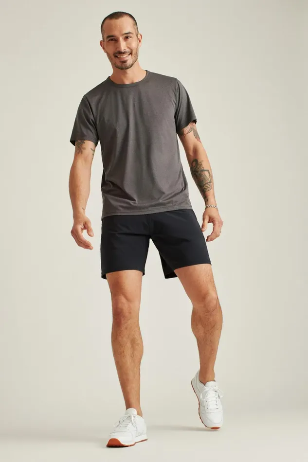 Men Casual Shorts Bonobos The Unlined Gym Short Black