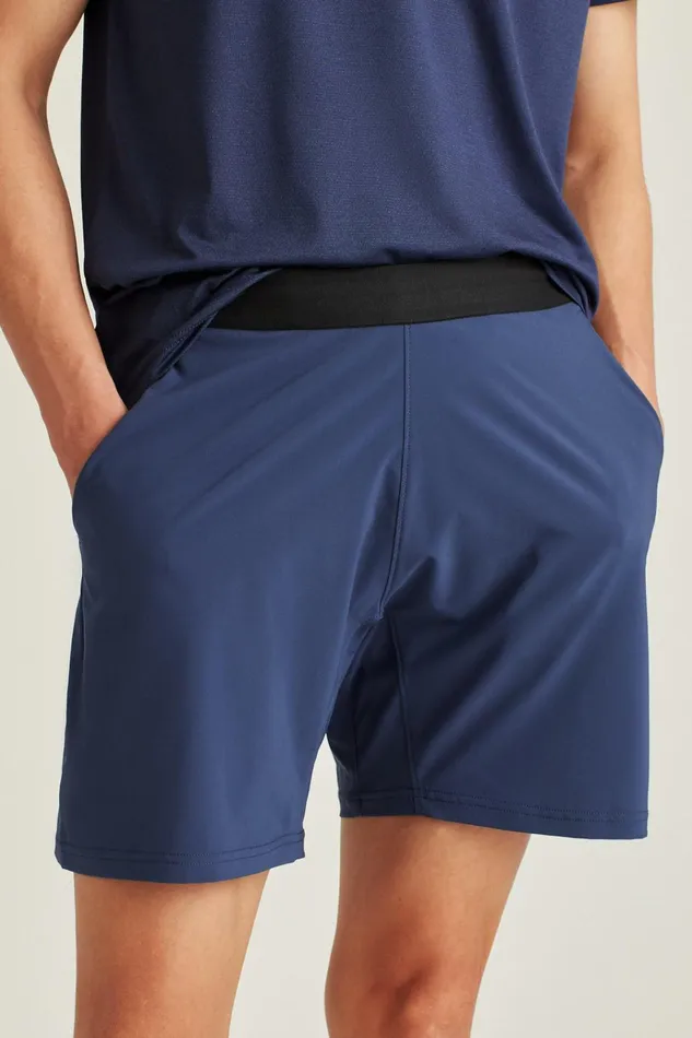 Men Casual Shorts Bonobos The Unlined Gym Short Deep Blue