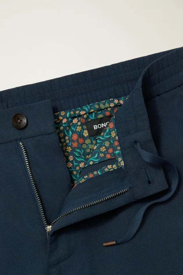 Men Casual Shorts Bonobos Weekend Wanderer Short Navy Blue