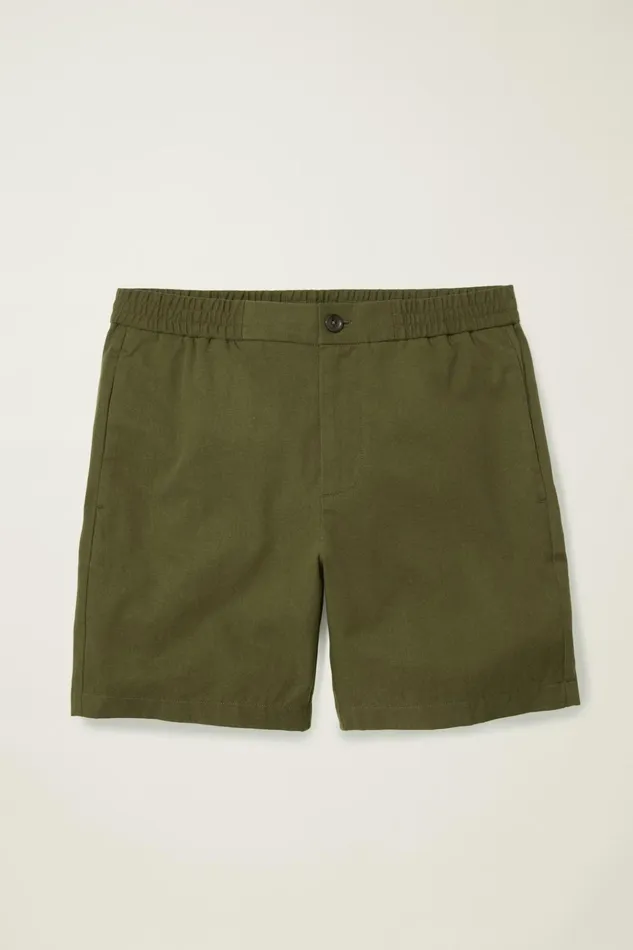 Men Casual Shorts Bonobos Weekend Wanderer Short Olive Brown
