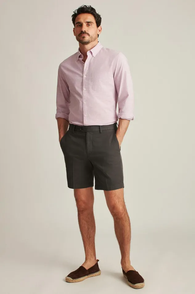 Men Chino Shorts Bonobos Italian Stretch Chino Shorts Asphalt Grey