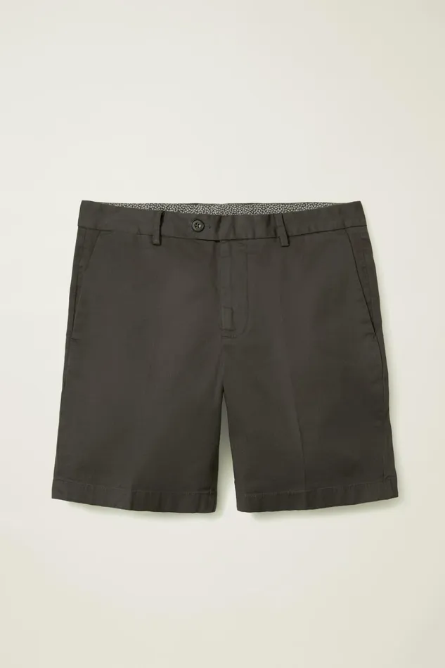 Men Chino Shorts Bonobos Italian Stretch Chino Shorts Asphalt Grey