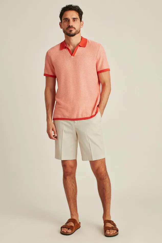 Men Chino Shorts Bonobos Italian Stretch Chino Shorts Cream Beige