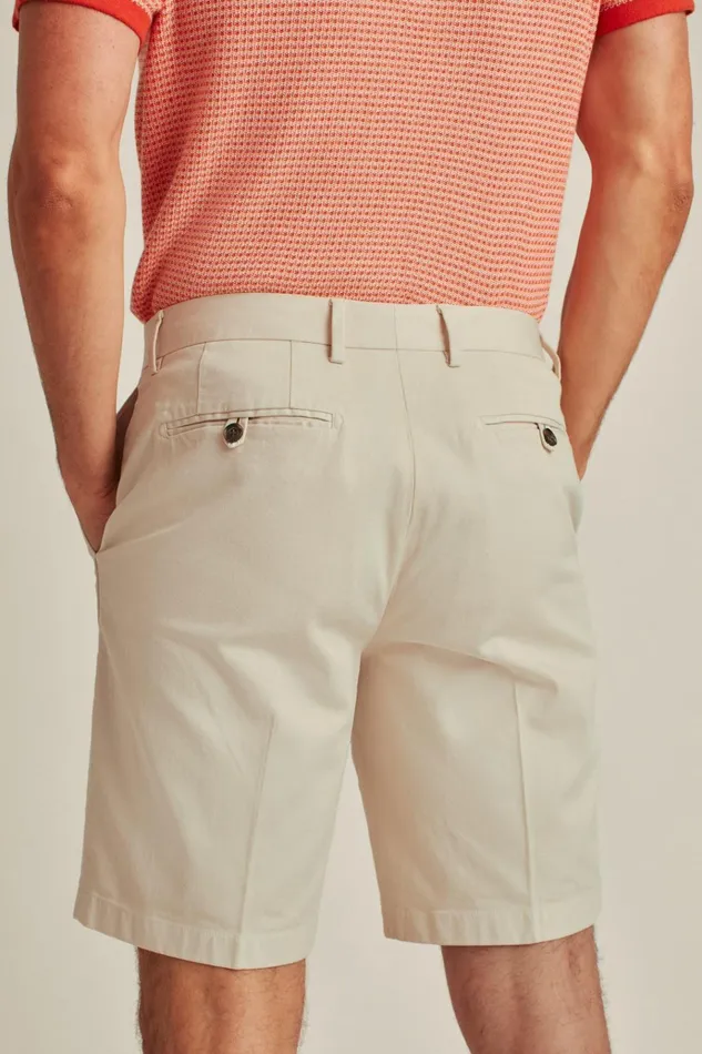 Men Chino Shorts Bonobos Italian Stretch Chino Shorts Cream Beige