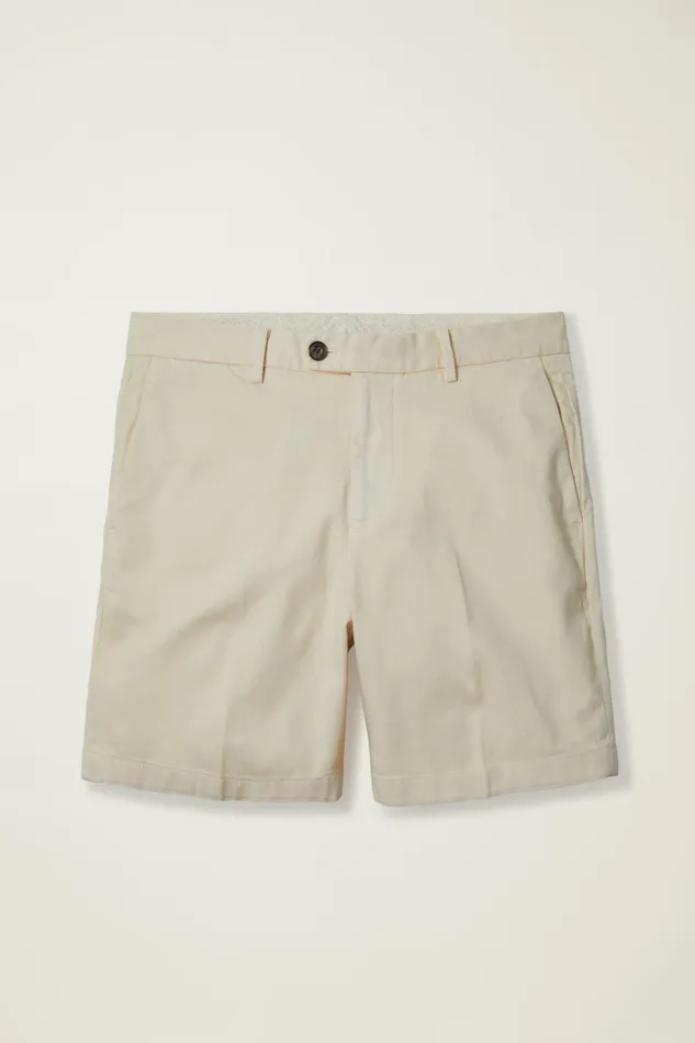 Men Chino Shorts Bonobos Italian Stretch Chino Shorts Cream Beige