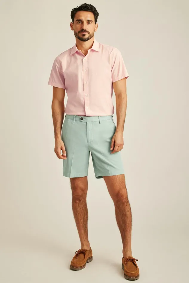 Men Chino Shorts Bonobos Italian Stretch Chino Shorts Mint Green