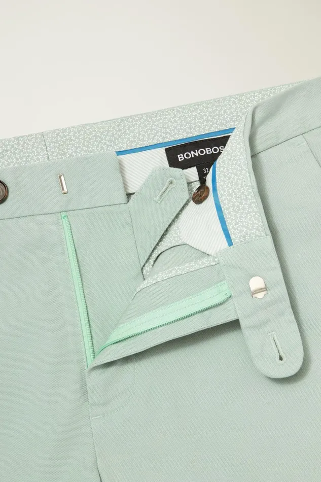 Men Chino Shorts Bonobos Italian Stretch Chino Shorts Mint Green