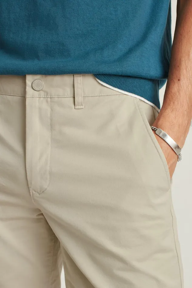 Men Chino Shorts Bonobos Stretch Washed Chino Shorts Wheat