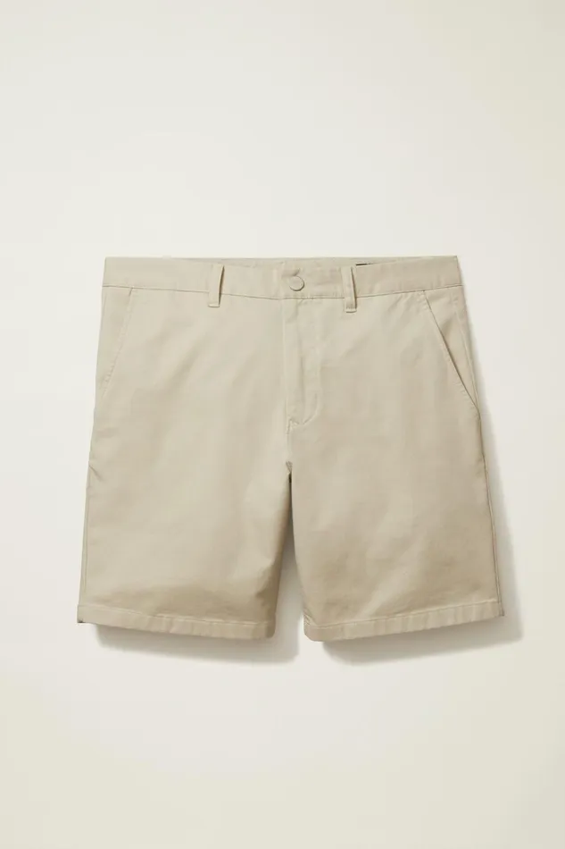 Men Chino Shorts Bonobos Stretch Washed Chino Shorts Wheat