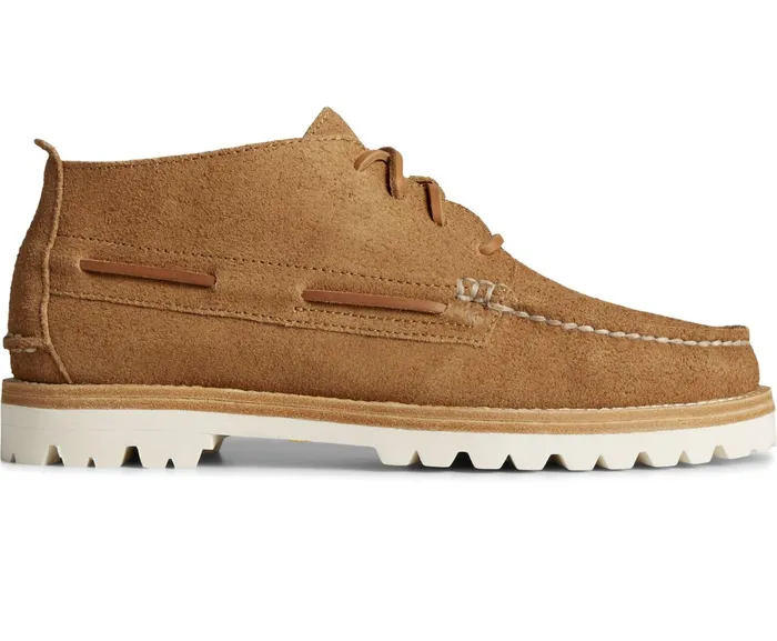 Men Cloud Authentic Original Vibram Suede Chukka Tan Sperry Boots