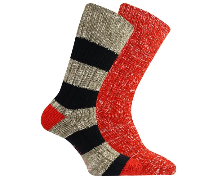 Men Comfort Boot Crew Orange Assorted Sperry Socks and Liners