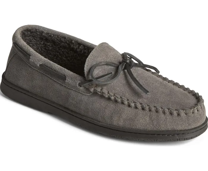 Men Doyle Moccasin Slipper Charcoal Sperry Slippers and Moccasins