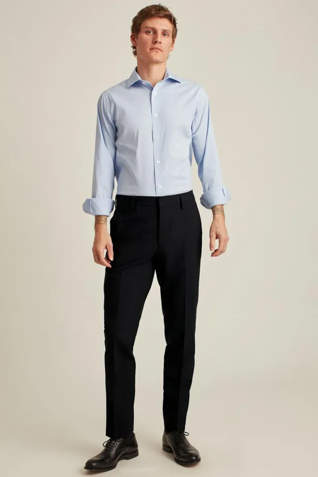 Men Dress Pants Bonobos Italian Stretch Wool Dress Pants Black