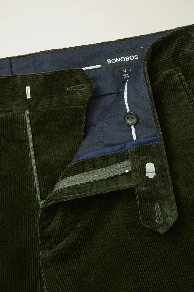 Men Dress Pants Bonobos Jetsetter Italian Corduroy Dress Pant Olive