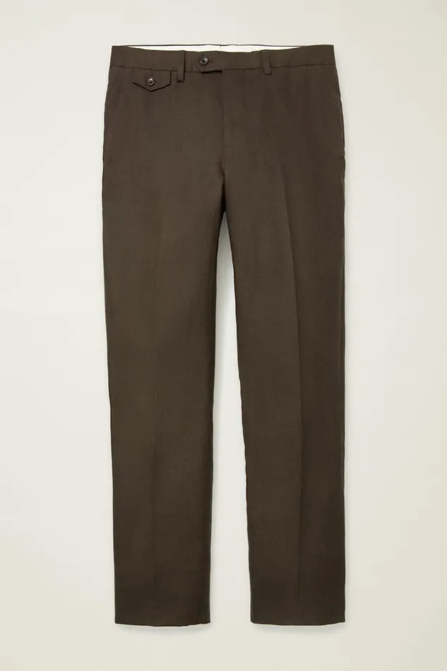 Men Dress Pants Bonobos Jetsetter Italian Linen Dress Pant Dark Brown