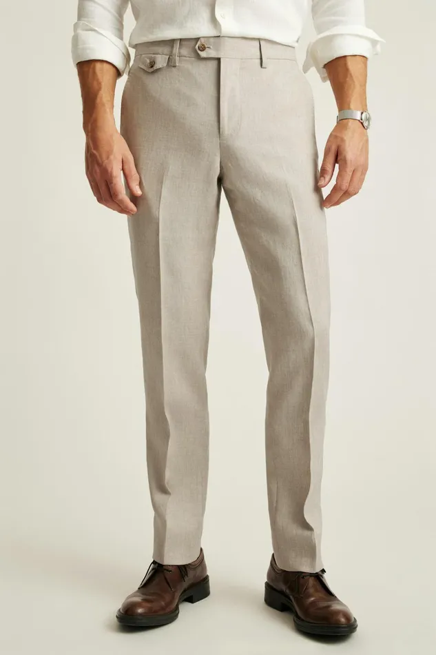 Men Dress Pants Bonobos Jetsetter Italian Linen Dress Pant Stone Beige
