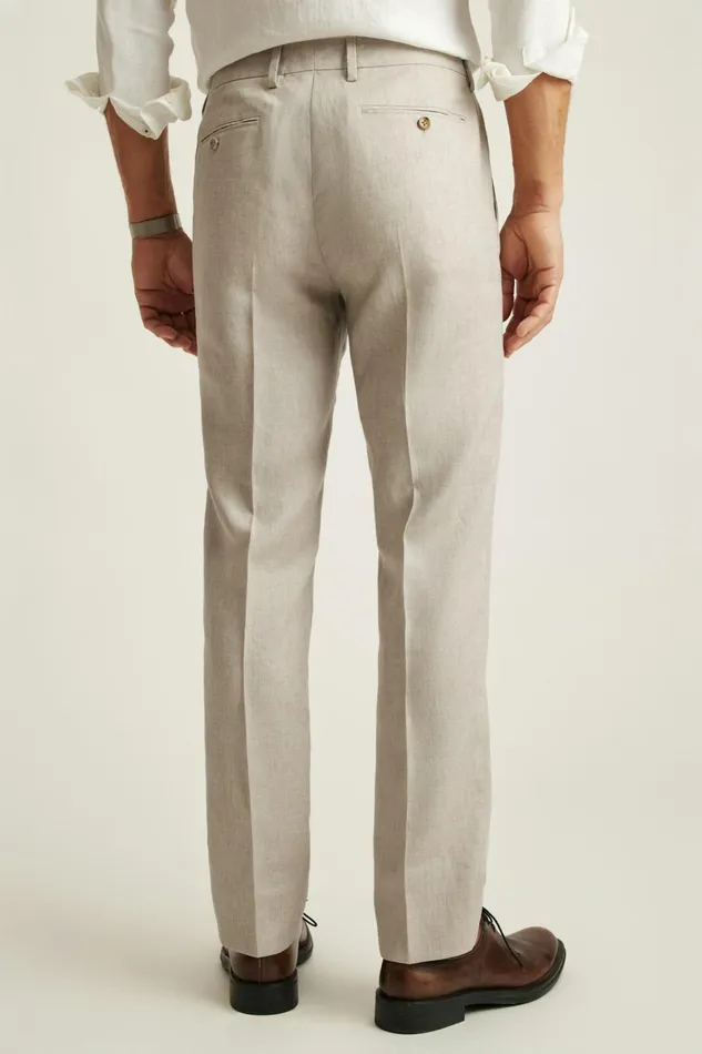 Men Dress Pants Bonobos Jetsetter Italian Linen Dress Pant Stone Beige