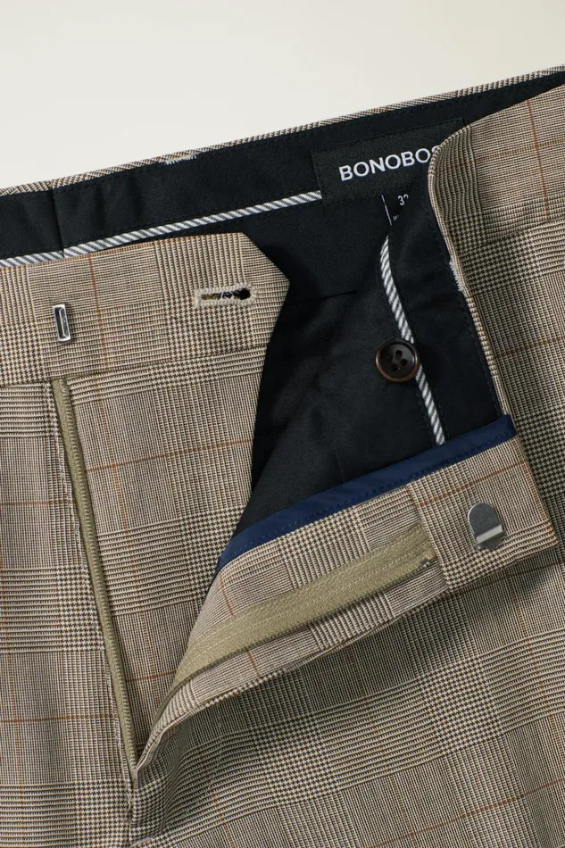 Men Dress Pants Bonobos Jetsetter Italian Wool Dress Pant Tan Plaid