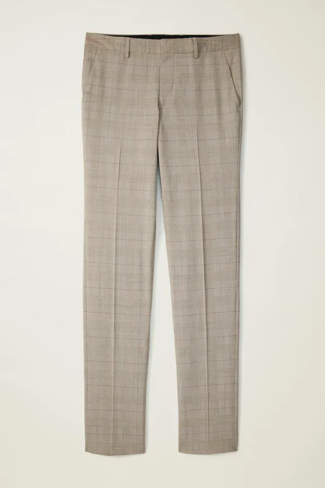Men Dress Pants Bonobos Jetsetter Italian Wool Dress Pant Tan Plaid