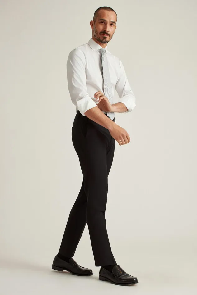 Men Dress Pants Bonobos Jetsetter Wool Dress Pant Black