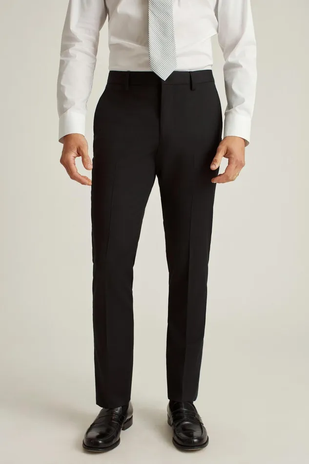 Men Dress Pants Bonobos Jetsetter Wool Dress Pant Black