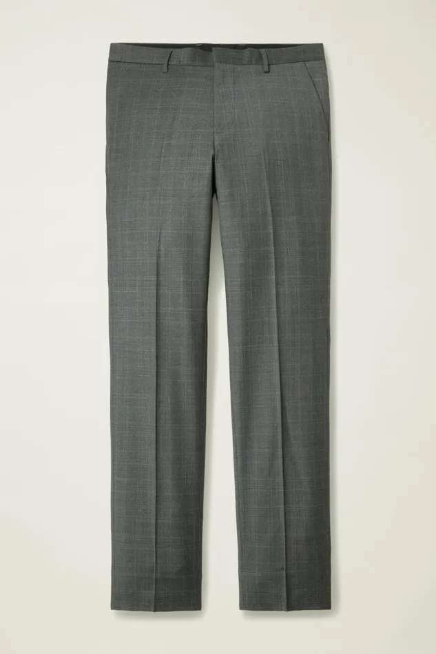 Men Dress Pants Bonobos Jetsetter Wool Dress Pant Charcoal Glen Check