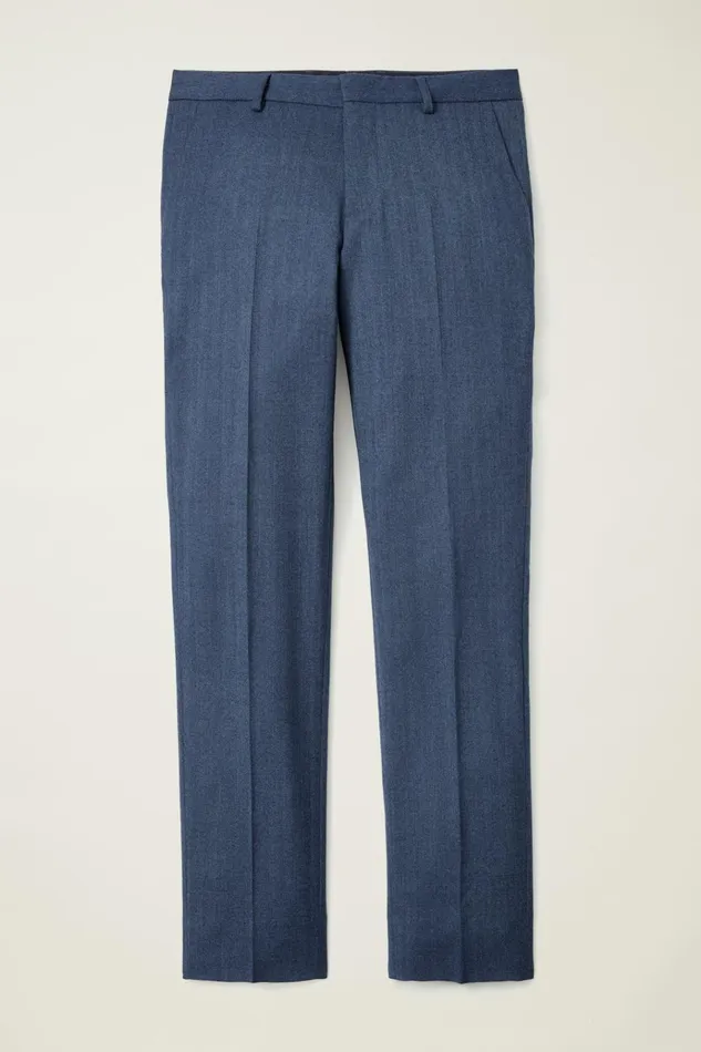 Men Dress Pants Bonobos Jetsetter Wool Dress Pant Dark Blue Herringbone
