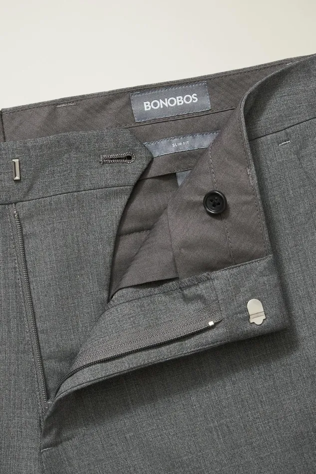 Men Dress Pants Bonobos Jetsetter Wool Dress Pant Grey