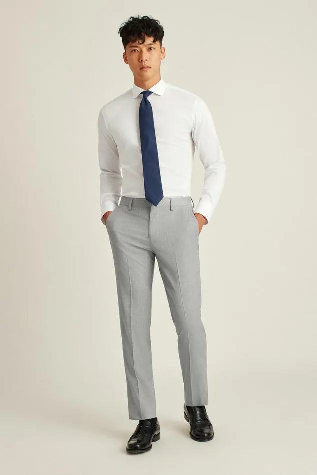 Men Dress Pants Bonobos Jetsetter Wool Dress Pant Light Grey