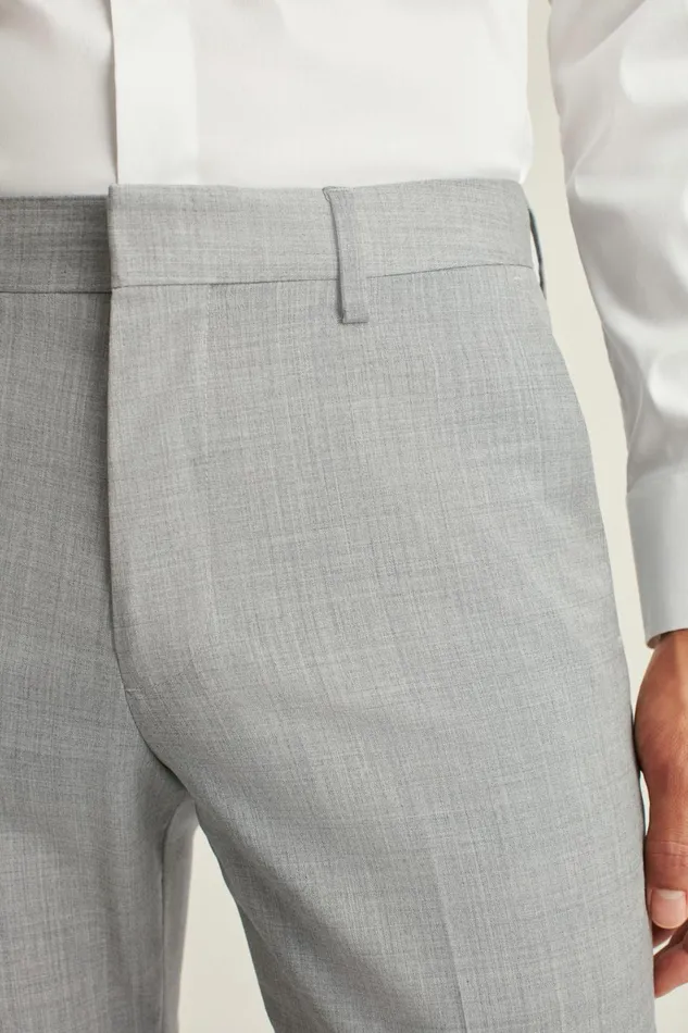 Men Dress Pants Bonobos Jetsetter Wool Dress Pant Light Grey
