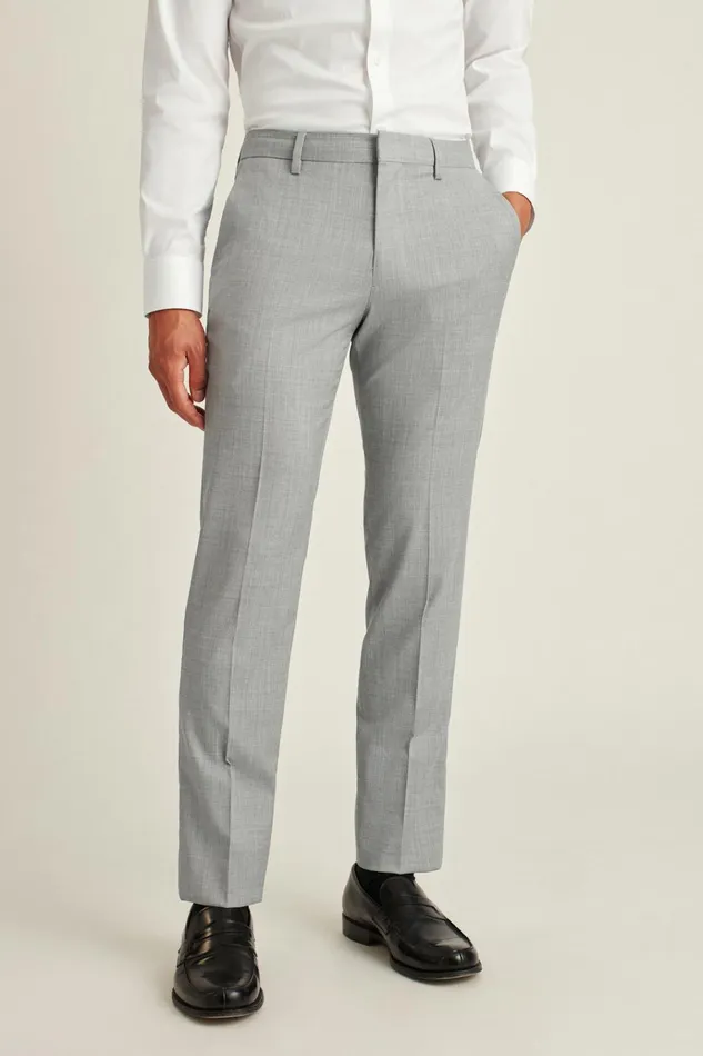 Men Dress Pants Bonobos Jetsetter Wool Dress Pant Light Grey