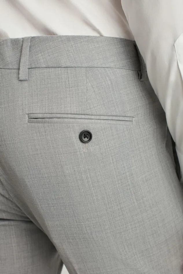 Men Dress Pants Bonobos Jetsetter Wool Dress Pant Light Grey