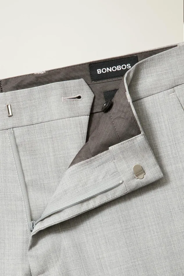 Men Dress Pants Bonobos Jetsetter Wool Dress Pant Light Grey