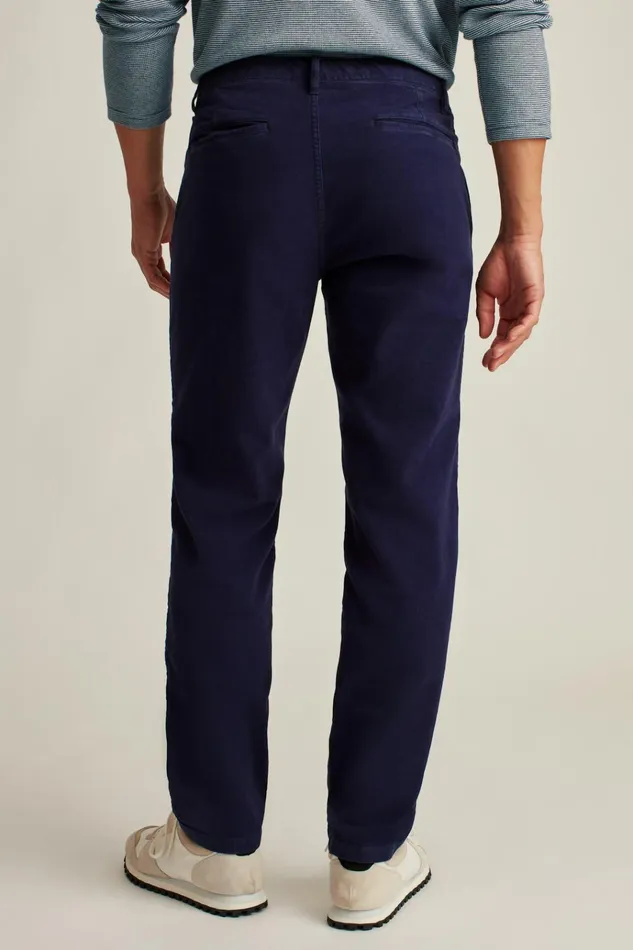 Men Dress Pants Bonobos Stretch Italian Moleskin Trouser Maritime Blue