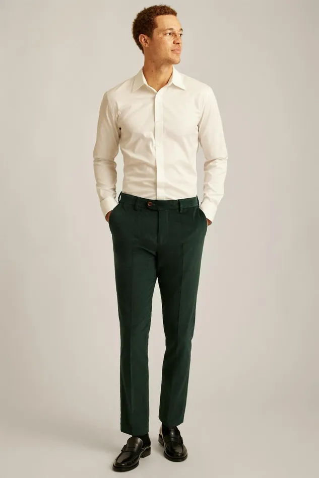 Men Dress Pants Bonobos Velvet Trousers Green Gables