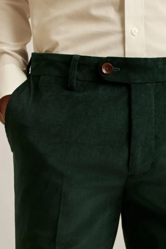 Men Dress Pants Bonobos Velvet Trousers Green Gables