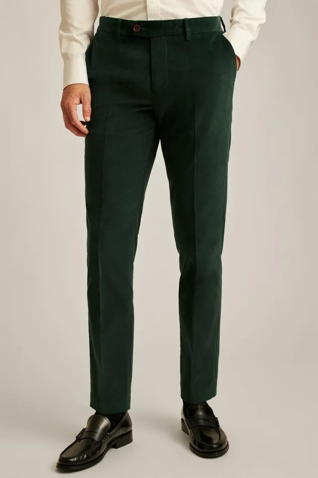 Men Dress Pants Bonobos Velvet Trousers Green Gables