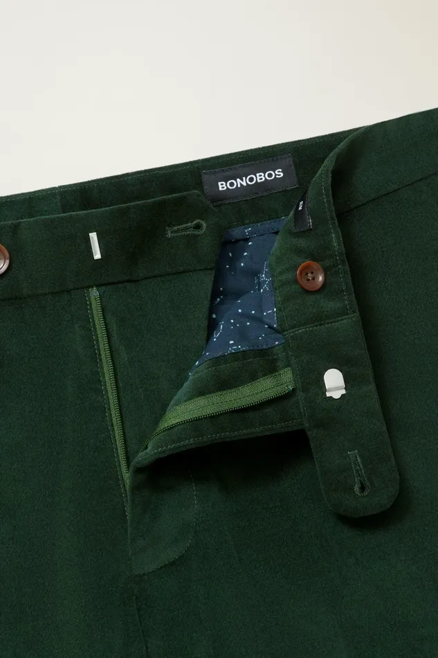Men Dress Pants Bonobos Velvet Trousers Green Gables