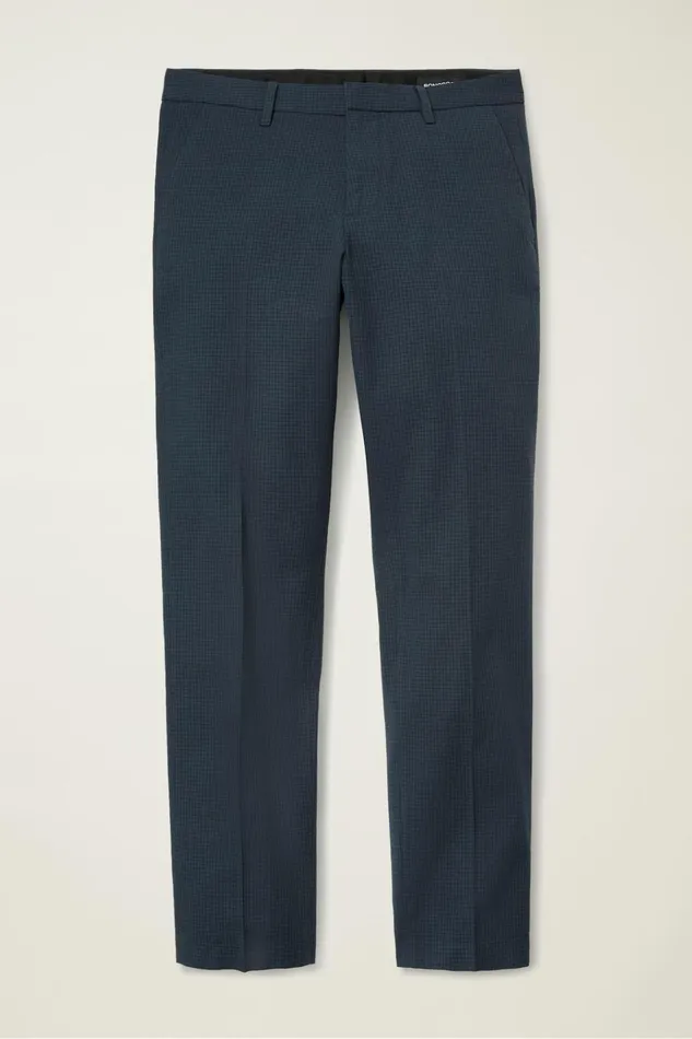 Men Dress Pants Bonobos Weekday Warrior Dress Pants Charcoal Micro Check