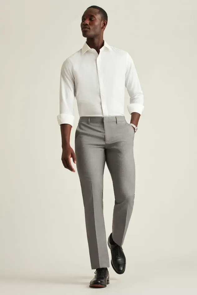 Men Dress Pants Bonobos Weekday Warrior Dress Pants Monday Grey Yarn Dye