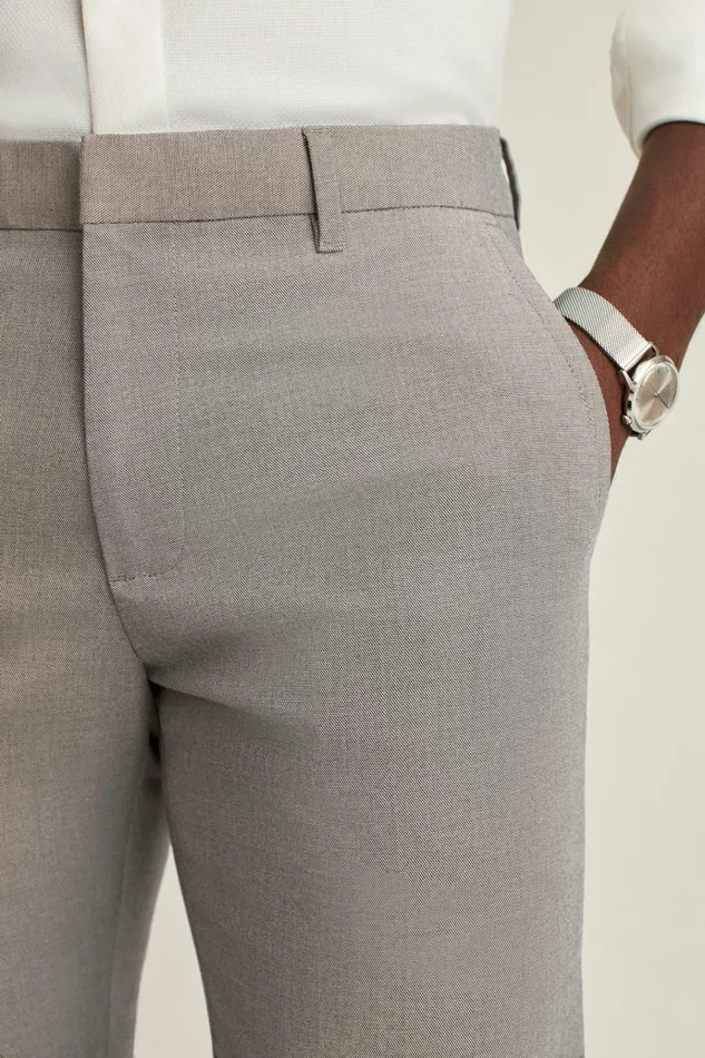Men Dress Pants Bonobos Weekday Warrior Dress Pants Monday Grey Yarn Dye