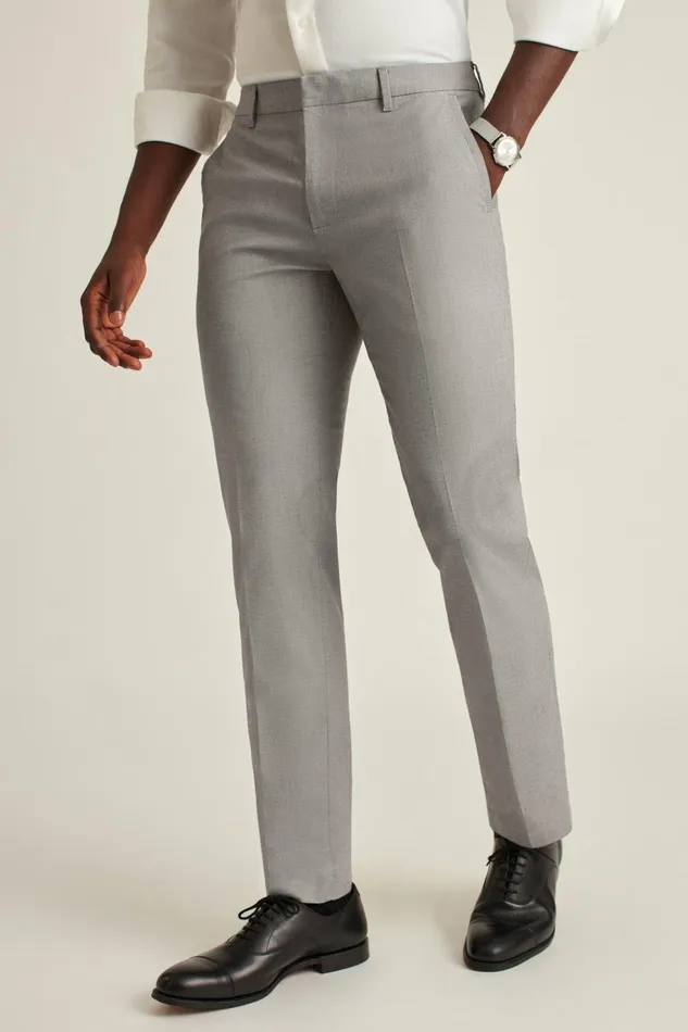 Men Dress Pants Bonobos Weekday Warrior Dress Pants Monday Grey Yarn Dye