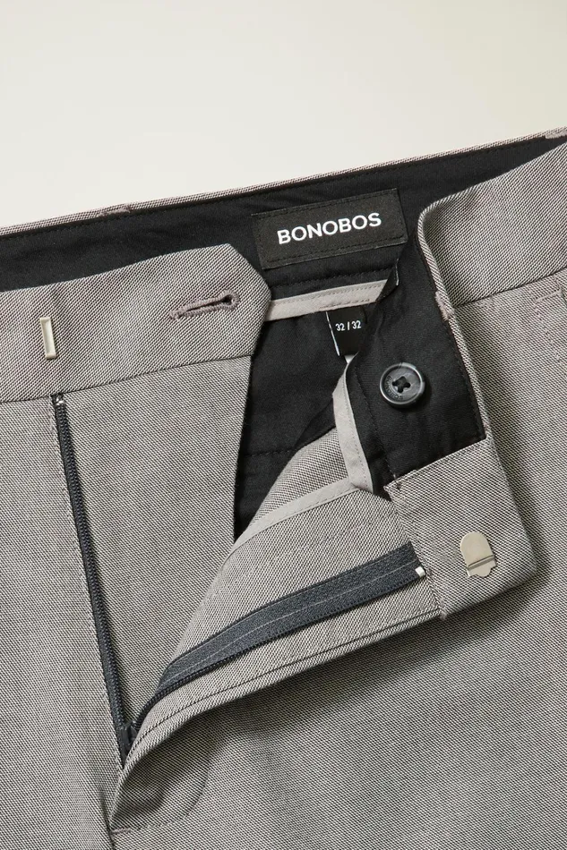 Men Dress Pants Bonobos Weekday Warrior Dress Pants Monday Grey Yarn Dye