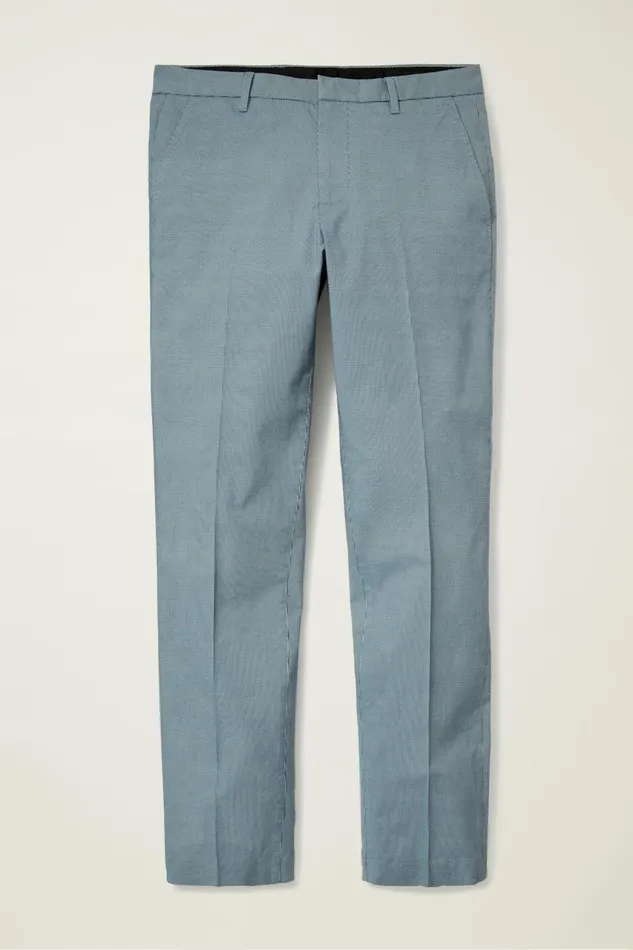 Men Dress Pants Bonobos Weekday Warrior Dress Pants Navy Blue Houndstooth
