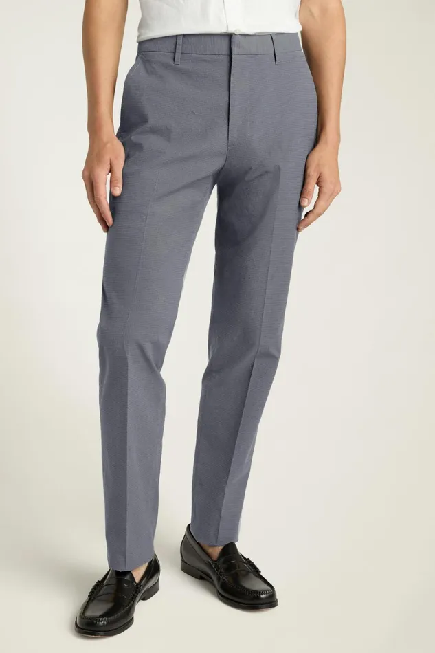 Men Dress Pants Bonobos Weekday Warrior Dress Pants Thursday Navy Houndstooth