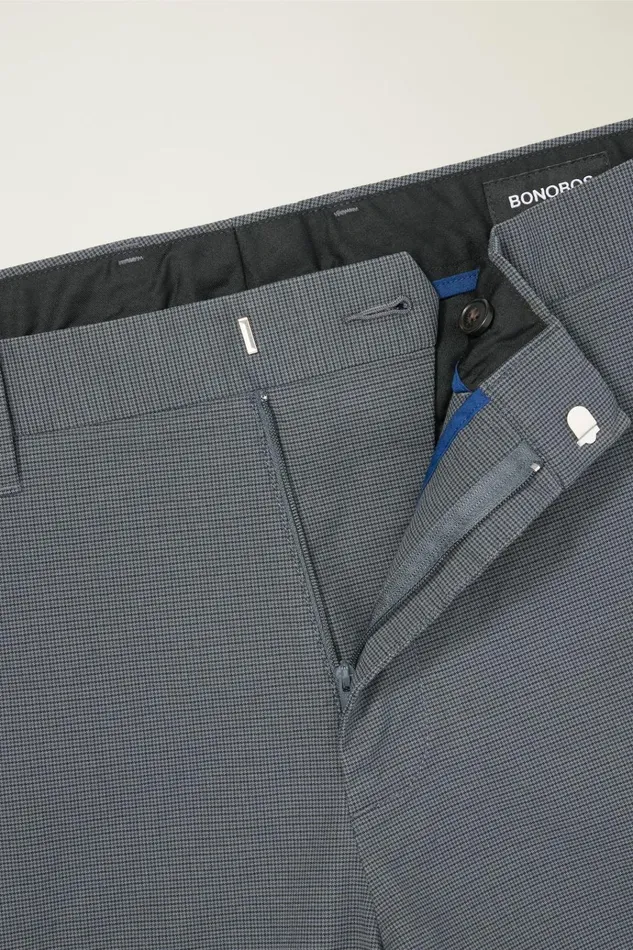 Men Dress Pants Bonobos Weekday Warrior Dress Pants Thursday Navy Houndstooth
