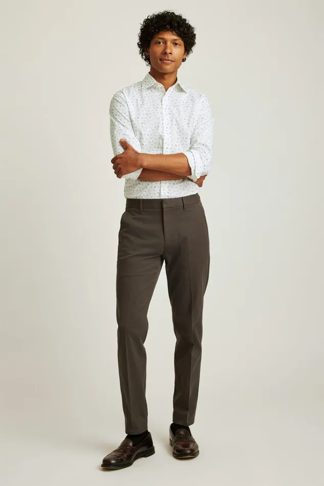 Men Dress Pants Bonobos Weekday Warrior Dress Pants Tuesday Brown Micro Dobby