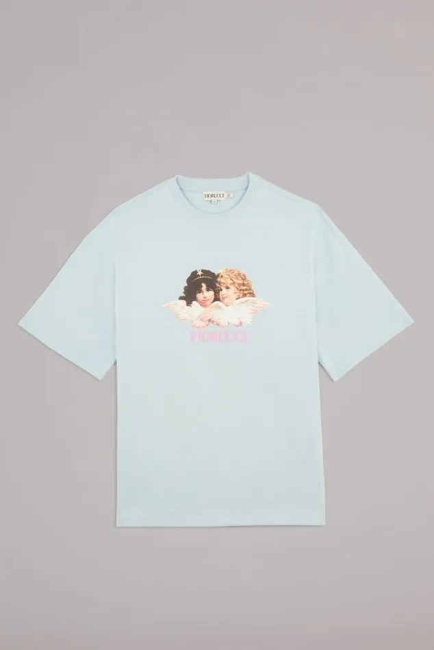 Men Fiorucci Angels TShirt Blue Blue Men Fiorucci Angels TShirt Blue Blue